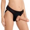 Realistyczne dildo z uprzężą strap-on 19 cm