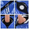 Bokserki strapon weetlook Chic Strap-On (28 - 31 inch waist) niebieskie