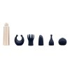 Pillow Talk - Secrets choices 6 piece mini massager set navy blue/rose gold