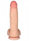 Realistyczne dildo z jądrami przyssawka 20 cm