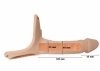 Proteza hollow strap-on super hero