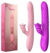 Wibrator króliczek Vibrating Angelia USB 3 funkcje posuwu i 20 wibracji purple