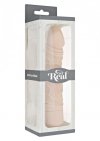 Klasyczne wibrujące dildo cieliste 20 cm