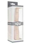 Klasyczny smukły wibrator cielisty 20,7 cm