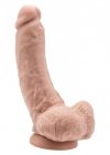 Realistyczne dildo penis z dużymi jądrami na przyssawce  20 cm