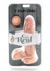 Realistyczne dildo na przyssawce penis z jądrami 17,8 cm