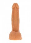 Rotating beads vibrating dildo