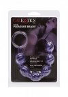 Plug kulki Swirl pleasure beads purple