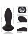 Ekskluzywy wibrujący korek analny z kryształem zatyczka plug penetrator