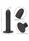 Gładkie wyprofilowane dildo stymulator prostaty 17,8 cm