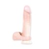 Realistyczne dildo cyber skóra z jądrami przyssawka, Realistyczne dildo cyberskóra, Realistyczne dildo z jądrami, 