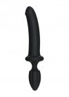 Dwustronna zatyczka analna korek z dildo dla dwojga