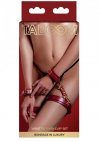 Wrist to thigh cuff set red