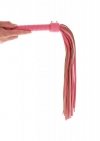 Różowy pejcz do BDSM z frędzlami Whip Pink