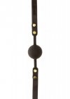 Knebel kulka Studded Mouth Gag Black