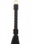 Pejcz do bdsm Studded Whip Black