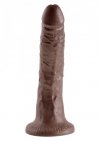 Dildo cock 7 inch brown