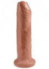 Realistyczne dildo z ruchomym napletkiem jak skóra penis 17,8 cm