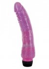 Realistyczny żelowy wibrator sex masażer lawendowy 20 cm