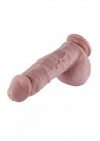 Penis do sex maszyny Hismith KlicLok Dildo 21 cm cielisty