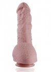 Penis do sex maszyny Hismith KlicLok Dildo 21 cm cielisty