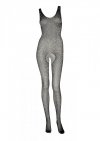 Seksowne bodystocking kombinezon erotyczny z cyrkoniami One Size