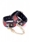 Kajdanki Fetish Boss Series kryształki 3 cm 