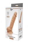 Realistyczny sztuczny penid dildo z jądrami na przyssawce 23 cm