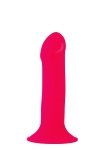 Różowe dildo do strapon sztuczny penis 17,5 cm