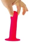 Różowe dildo do strapon sztuczny penis 17,5 cm