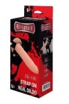 Strapon realistyczne dildo na przyssawce sztuczny penis na pasku 