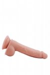 Realistyczne dildo na przyssawce cyber skóra 19 cm