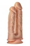 Podwójne realistyczne dildo analno waginalne 