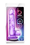 Twardy żelowy penis dildo na przyssawce 18 cm