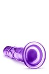Penis dildo bez jajek  na przyssawce żelowe 19,5 cm