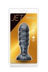 Korek analny żebrowany zatyczka plug na przyssawce