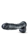 Dildo Jet dark steel carbon metallic black
