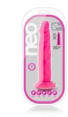 Różowe żylaste dildo penis na przyssawce pochwa oszaleje 19 cm