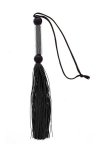 Pejcz GP silicone flogger whip black