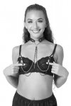 Sportsheets Sm amor collar with nipple jewelry