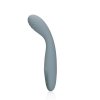 Ultra soft silicone g-spot vibrator - basalt grey