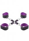 Krzyżak na nogi i ręce kajdanki Reversible Hogtie