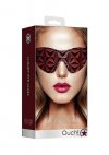 Luxury eye mask - burgundy