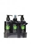 CBD - Bath and shower - care set - green tea hemp oil