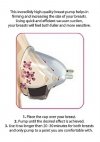 Breast pump set medium - rose gold