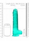 Żelowy penis dildo z przyssawką 25 cm 