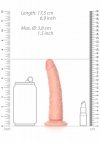 Smukły penis dildo na mocnej przyssawce 15 cm