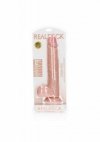 XXL Realistyczne dildo  z jądrami na przyssawce  30,5 cm