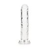Realistyczne transparentne dildo na przyssawce  14,5 cm