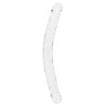 Realistyczny podwójny dildo dong dwustronny - 45 cm Clear